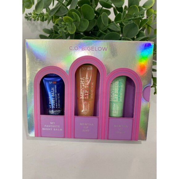 Bath & Body Works C.O. Bigelow New & Sealed Gift Set Lip Glosses - Picture 1 of 6